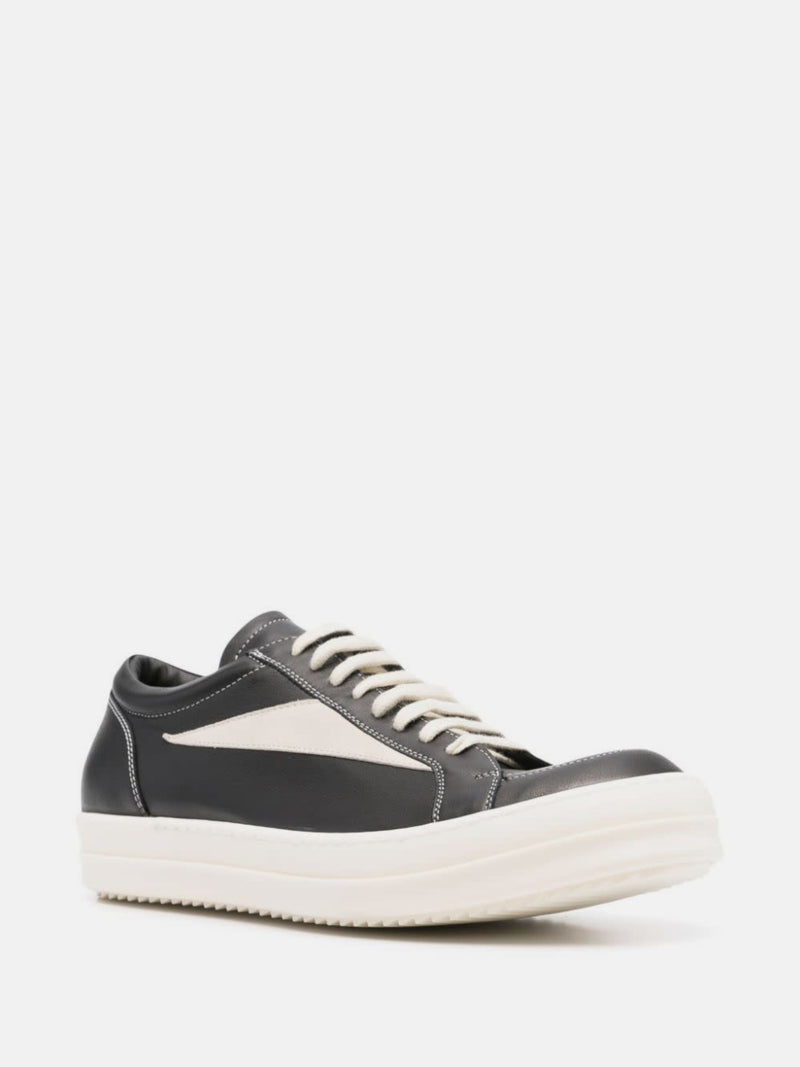 RICK OWENS - Men Leather Vintage Sneaks