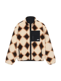 STUSSY - Men Sherpa Reversible Diamond Jacket