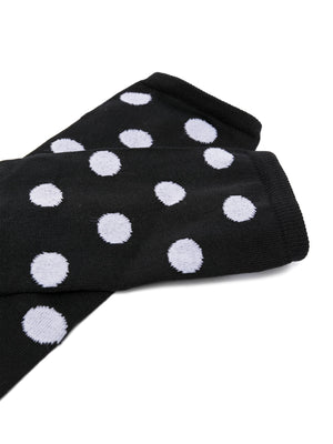 MARNI Women Cotton Polka Dot Calf Socks