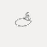 White jewelry, front view