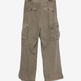 Tan pants, back view