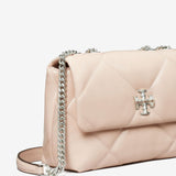 Close up of pink bags, showing texture of the nappa leather fabric