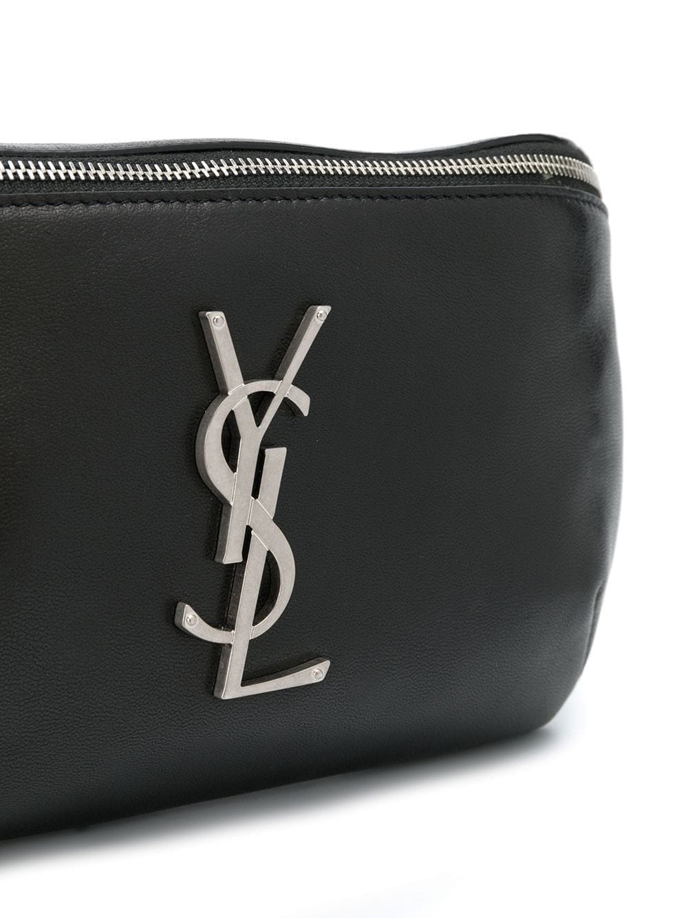 Saint Laurent Ysl Leather Belt Bag in Black for Men