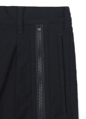 YOHJI YAMAMOTO POUR HOMME Men Zipper Detail Sarouel Pants
