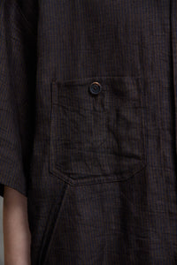 ZIGGY CHEN Men Oversized Short Sleeve Workers Shirt