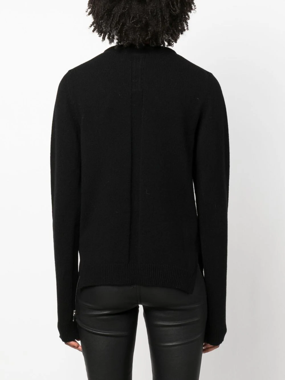 RICK OWENS Women Recycled Cashmere Round Neck Sweater – Atelier