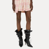 Black boots, front view