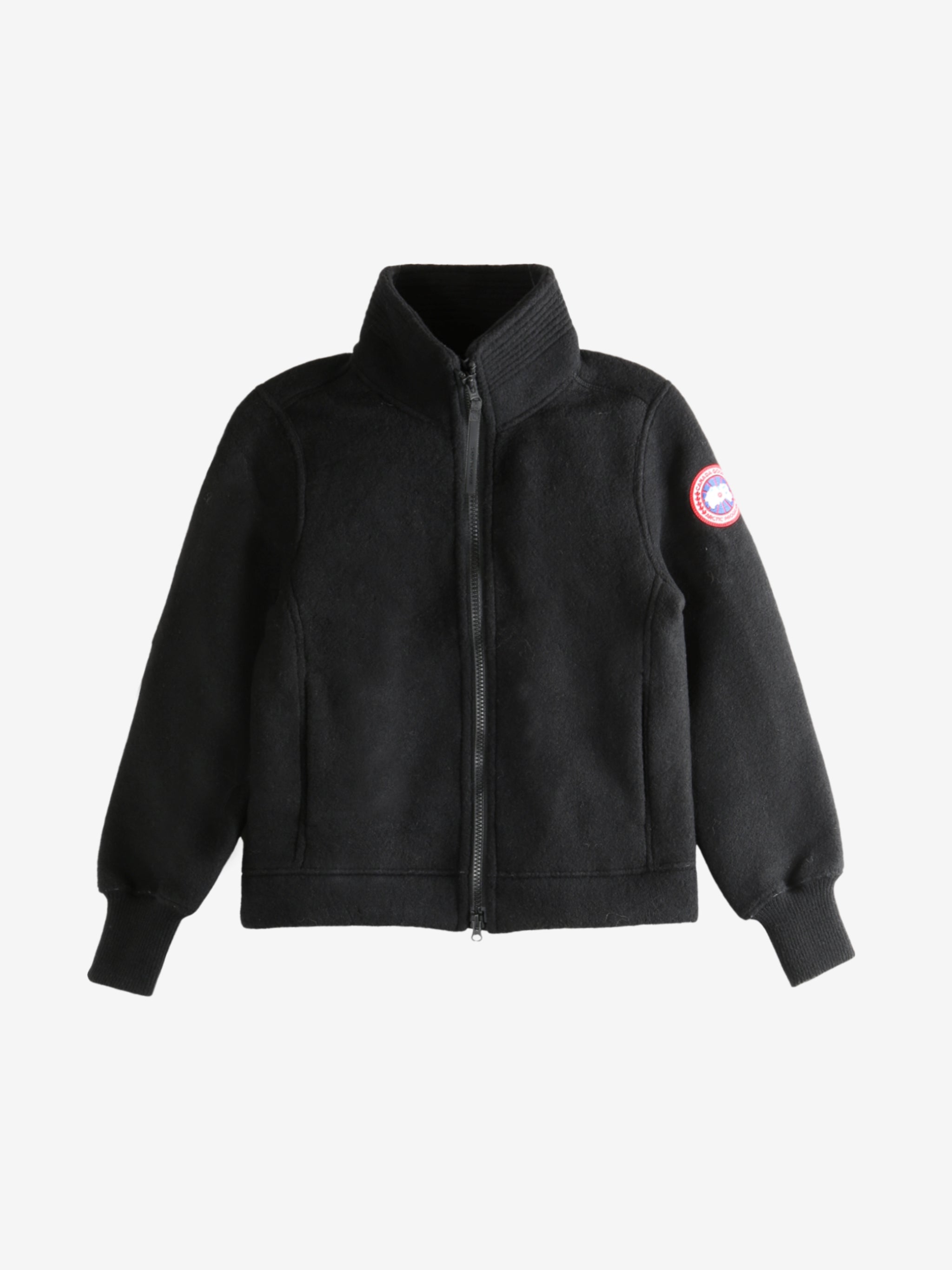 Black jacket, front view