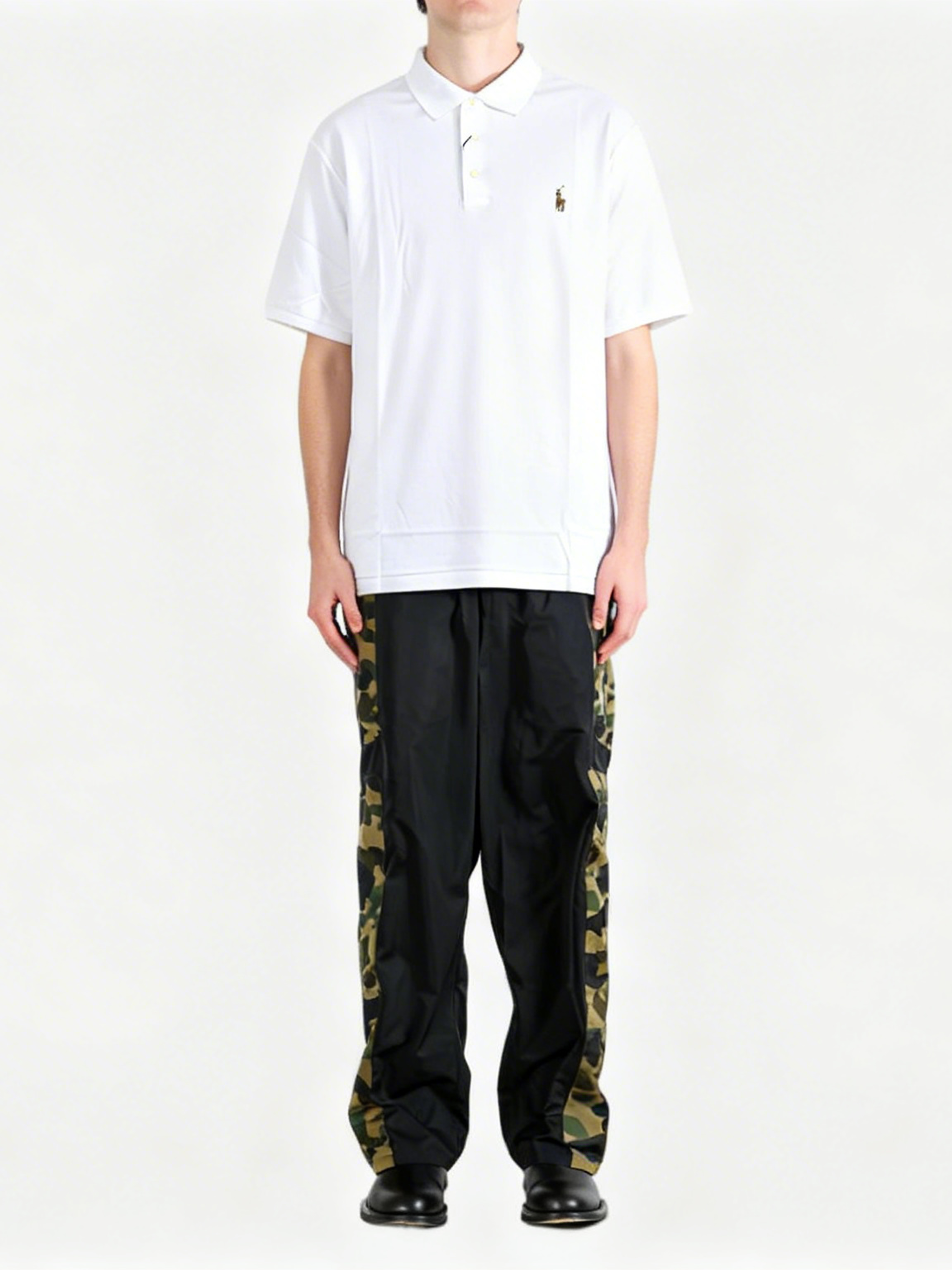 White shirt, full body view