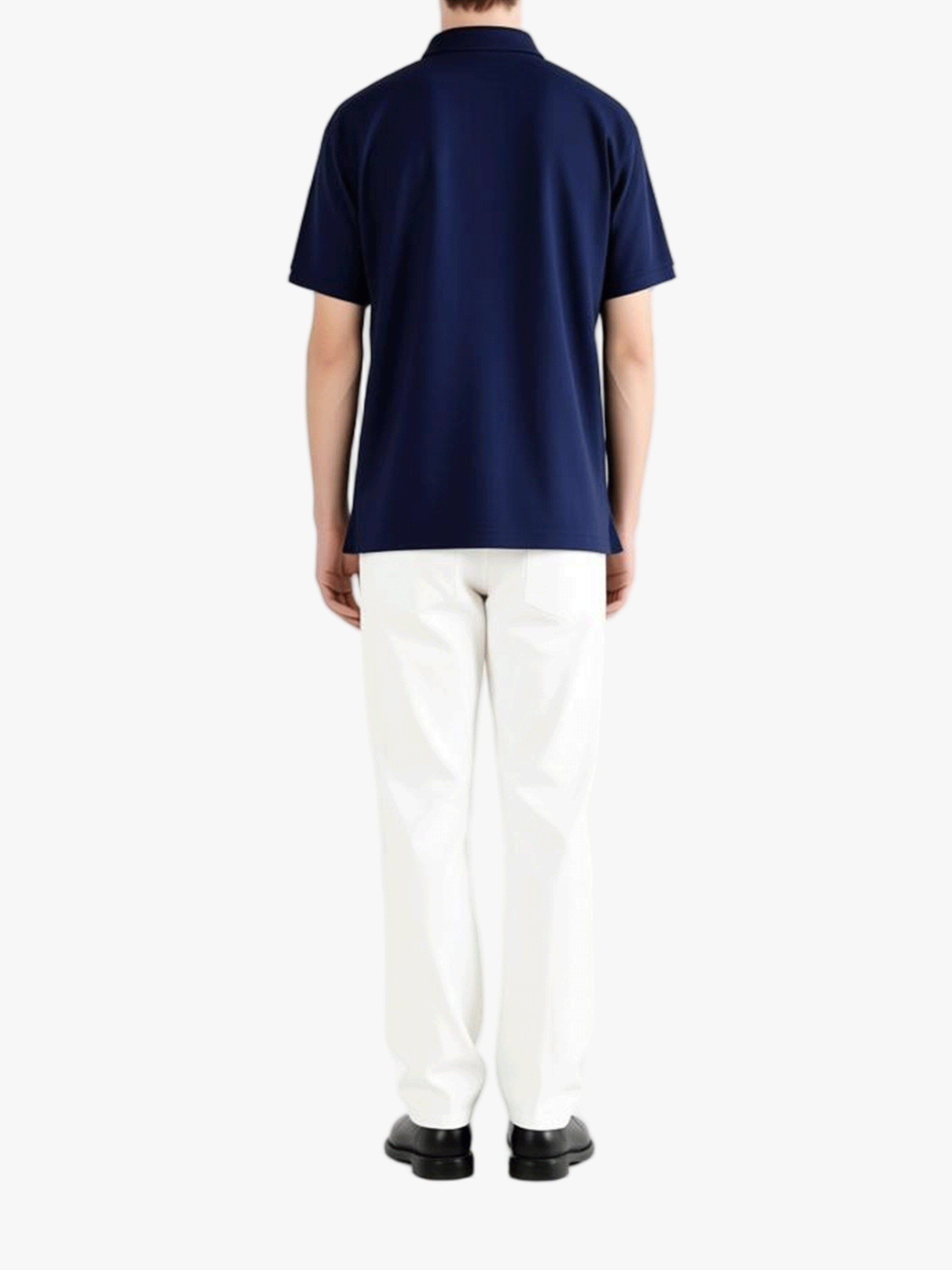 BIue shirts , full body view