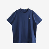 Navy t-shirt, front view