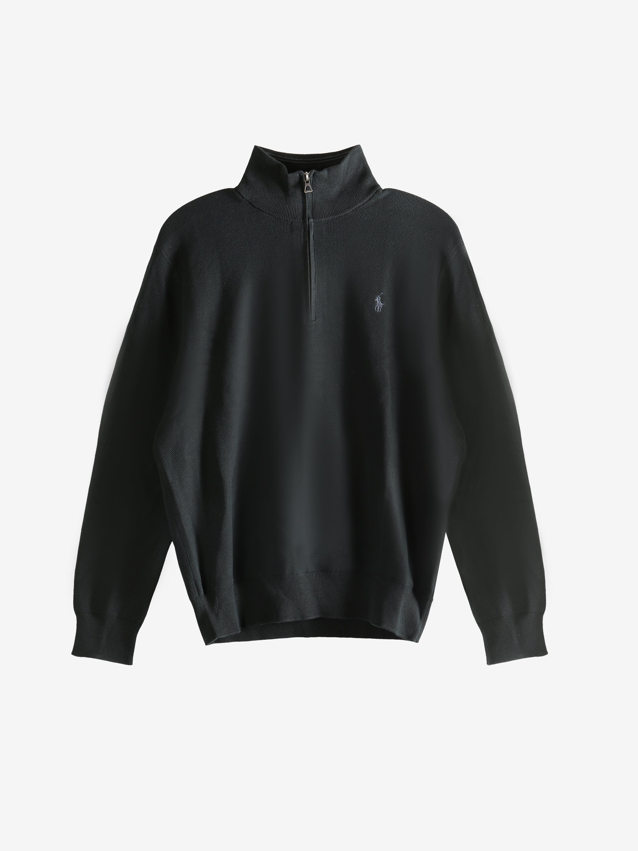 Black knitwear, front view