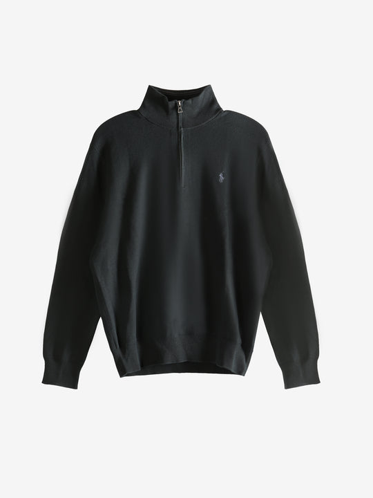 Black knitwear, front view