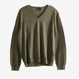 Green sweater,front view