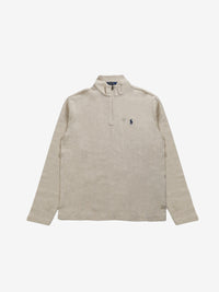 POLO RALPH LAUREN - Men Long-Sleeve Jacquard 1/2 Zip Pullover