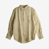 Tan shirt, front view