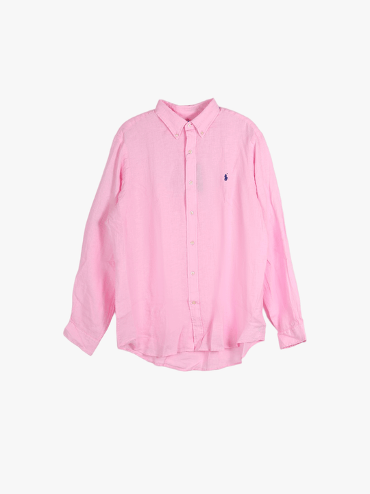 Pink shirt,front view