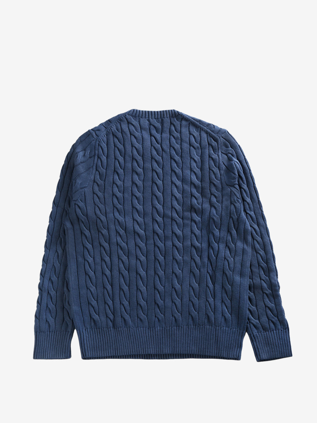 POLO RALPH LAUREN - Men Long-Sleeve Garment-Dyed Cotton Driver Cable Knit