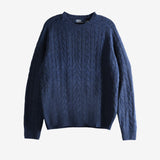 Navy sweater,front view