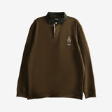 Brown shirt,front view