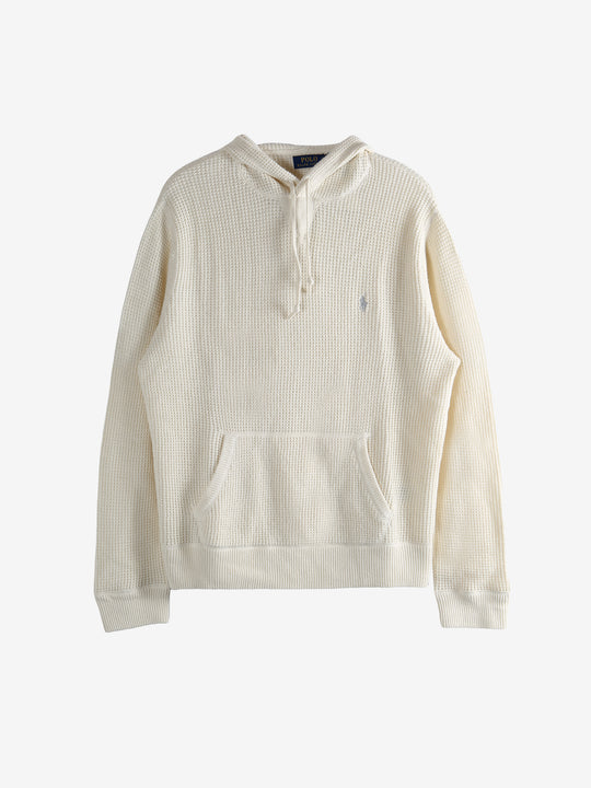 White knitwear, front view