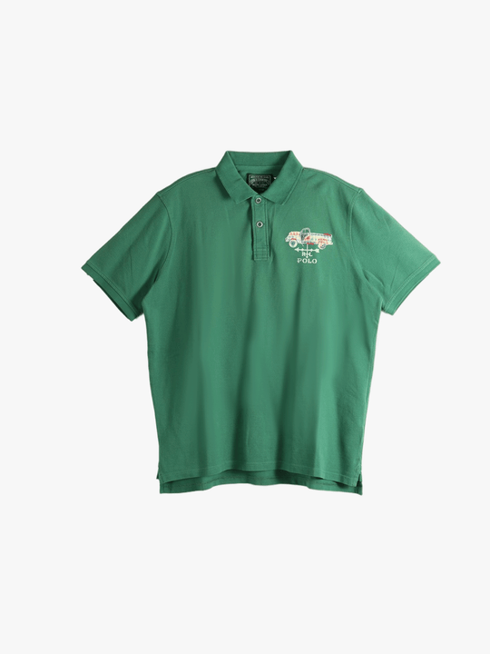 Green t-shirt, front view