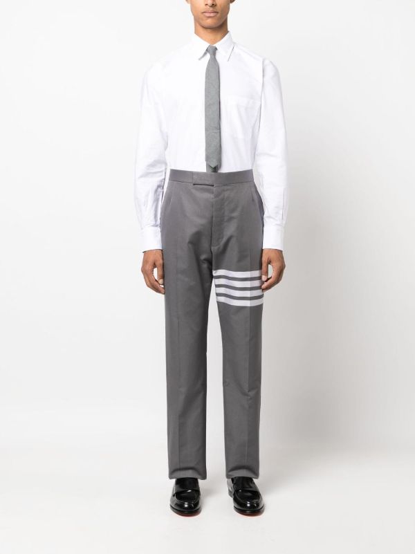 THOM BROWNE - Men Classic Oxford Shirt With Grosgrain Placket