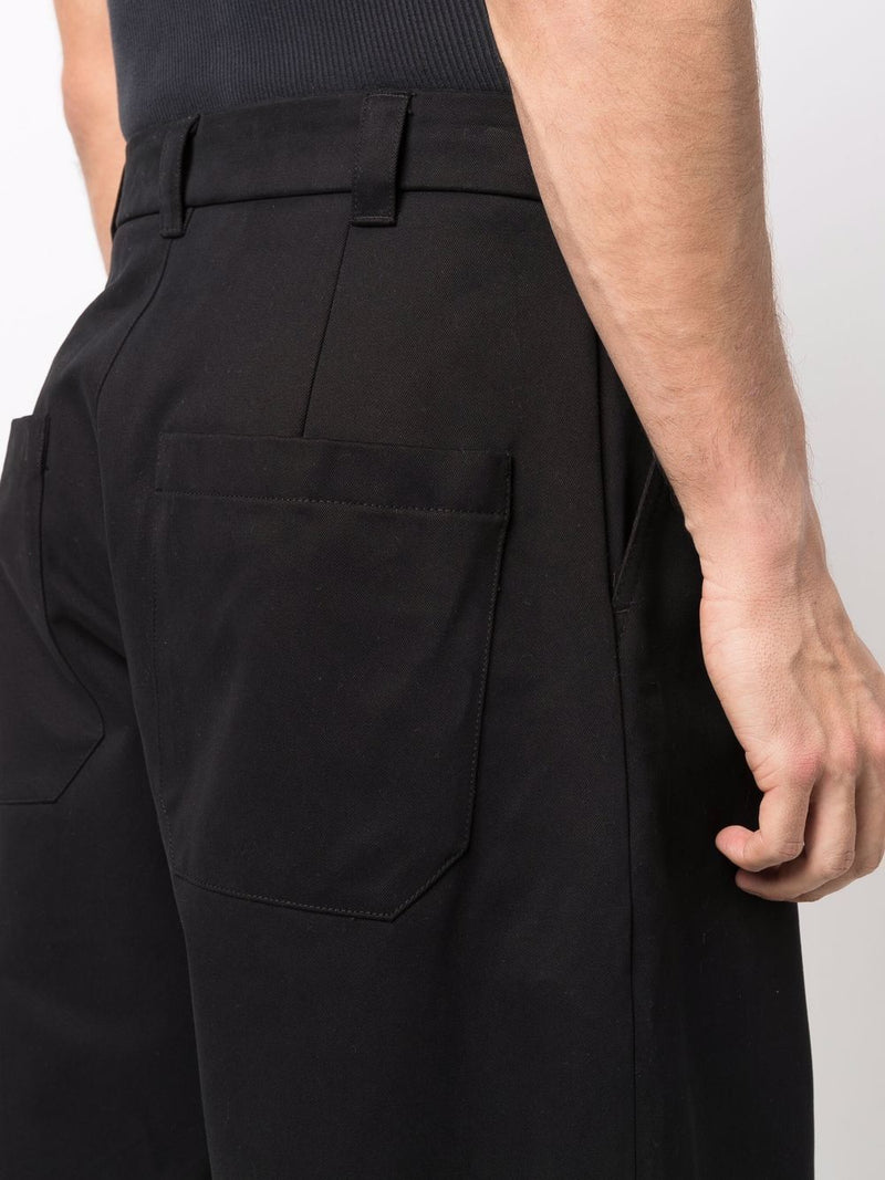 STUDIO NICHOLSON Men Sorte Deep Pleat Volumn Pants – Atelier New York
