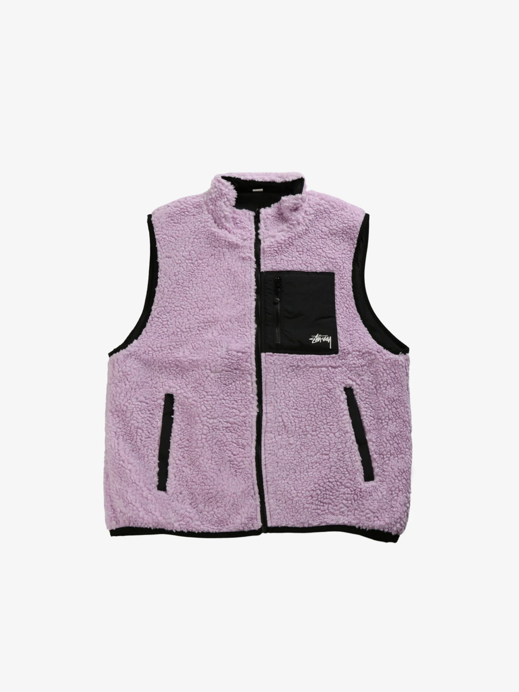 STUSSY - Men Sherpa Reversible Vest