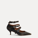 Black heels, side view