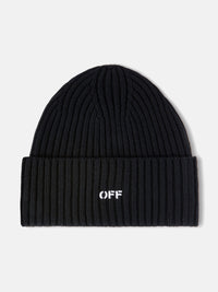 OFF WHITE - Men Offstamp Loose Knit Beanie