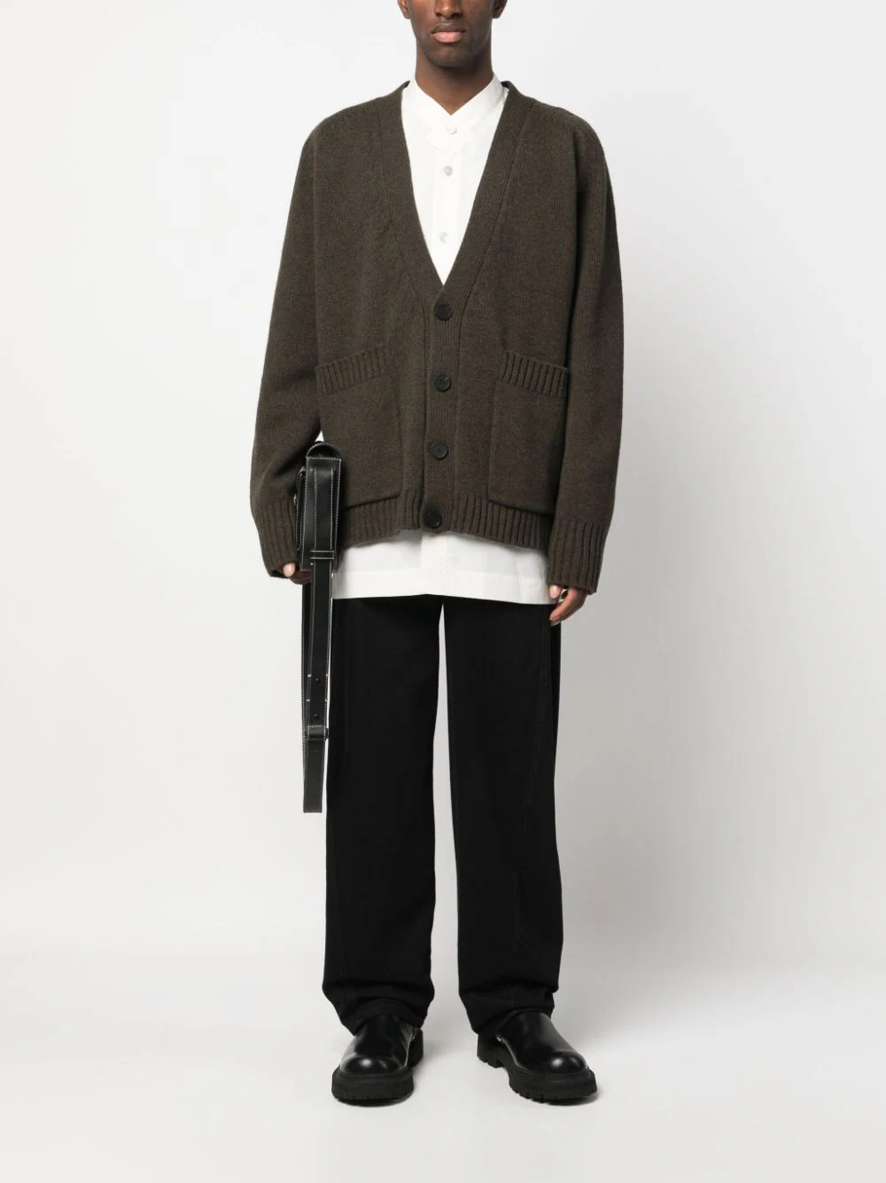 STUDIO NICHOLSON Men Sen 5gg Cardigan – Atelier New York