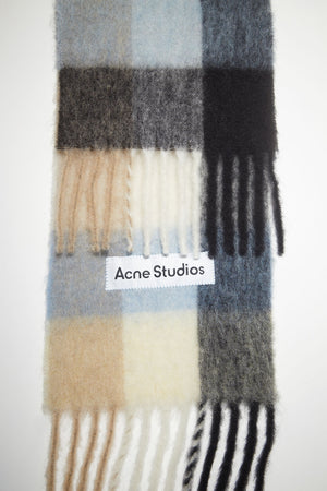 ACNE STUDIOS - Unisex Mohair Checked Scarf