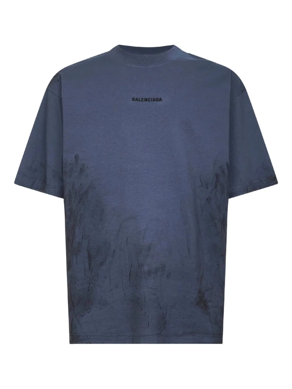 Blue t-shirt,front view