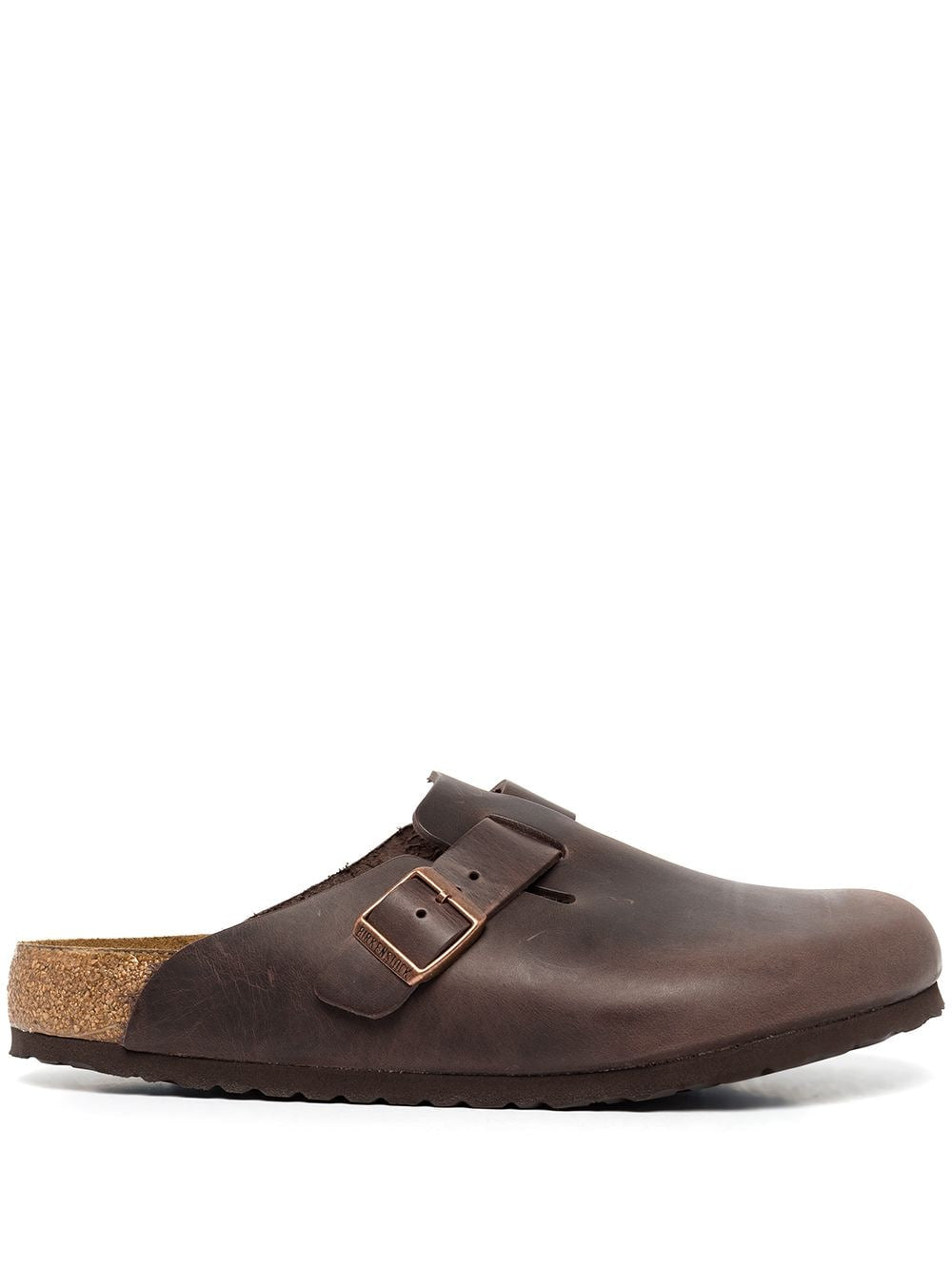 Brown sandals, front view