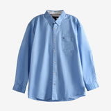 Blue shirt ,front view