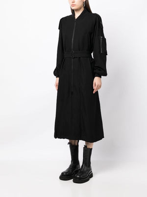 YOHJI YAMAMOTO Regulation Women R-Long Bomber Coat