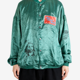 Green jacket, full body view