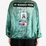Green jacket, full body view