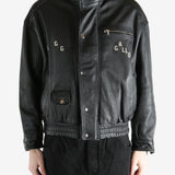 Black Jacket worn by a person, showing the jacket fit