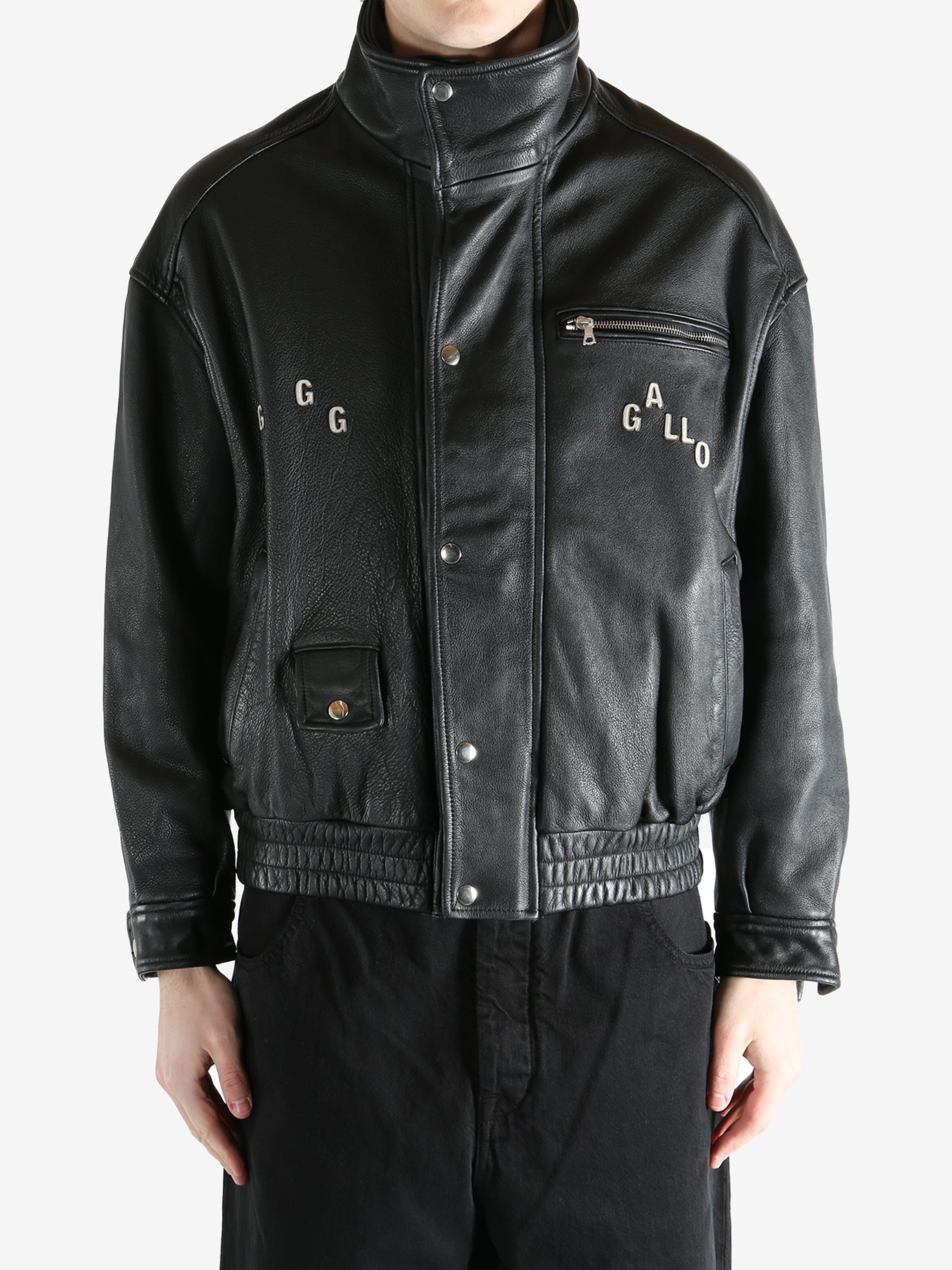 Black Jacket worn by a person, showing the jacket fit