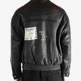 Black Jacket worn by a person, showing the jacket fit