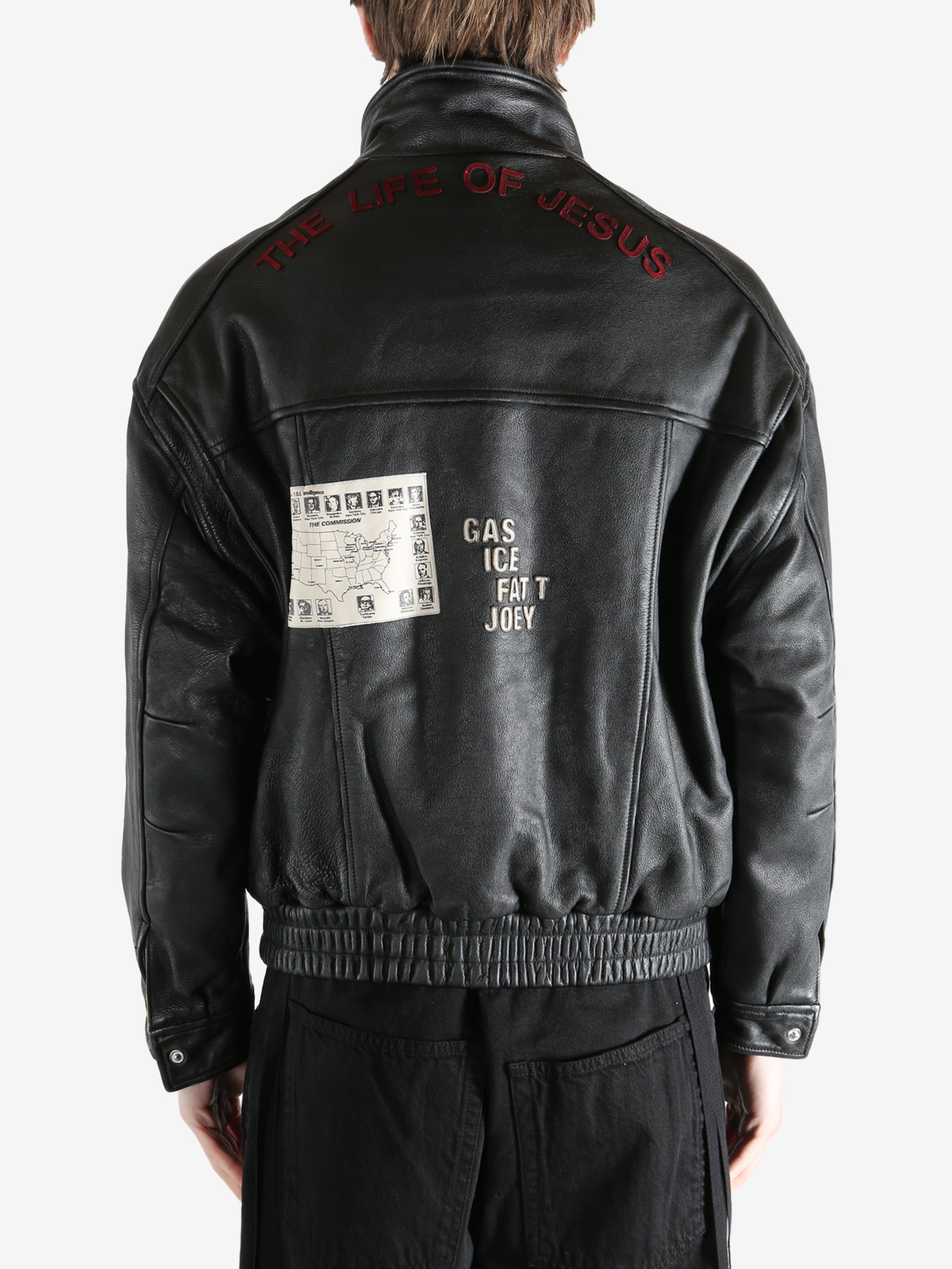 Black Jacket worn by a person, showing the jacket fit