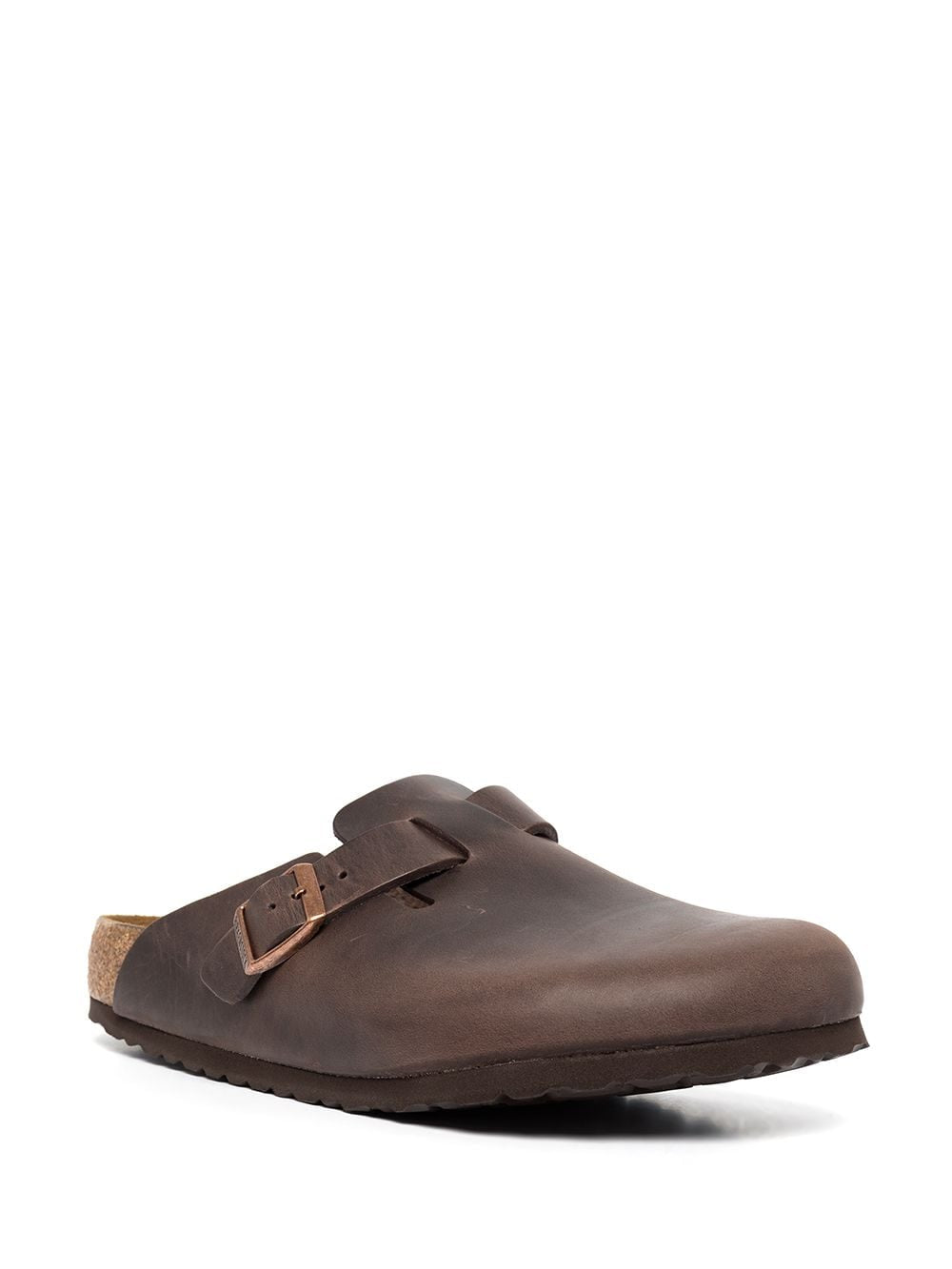 Brown sandals, front view