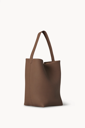 Park Medium Leather Tote Bag in Brown - The Row