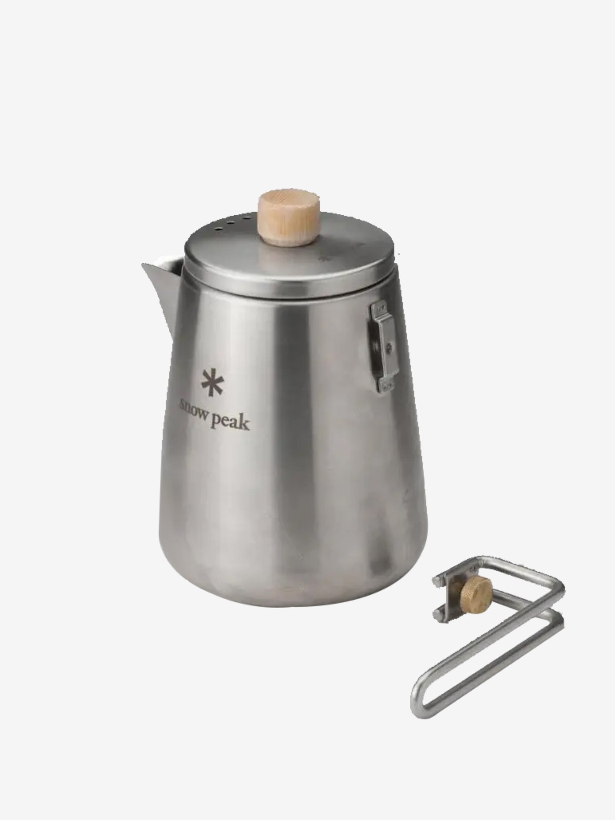 Grey kettle,side view
