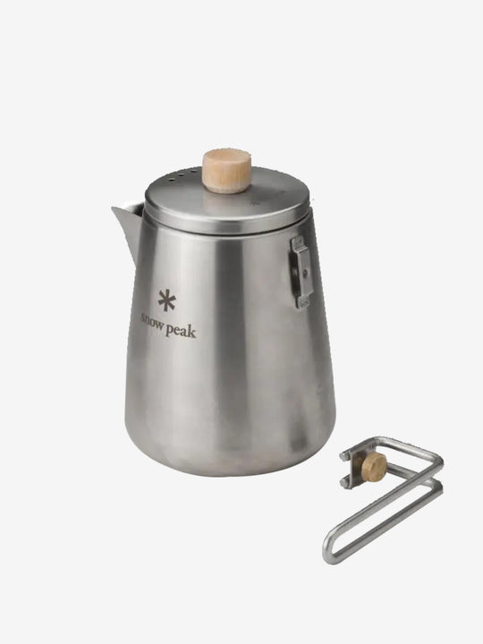 Grey kettle,side view