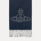 Grey scarf, front view