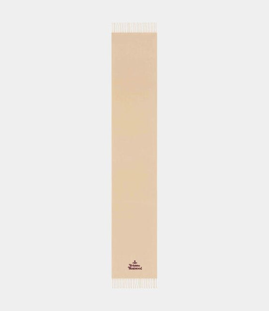Tan scarf, front view