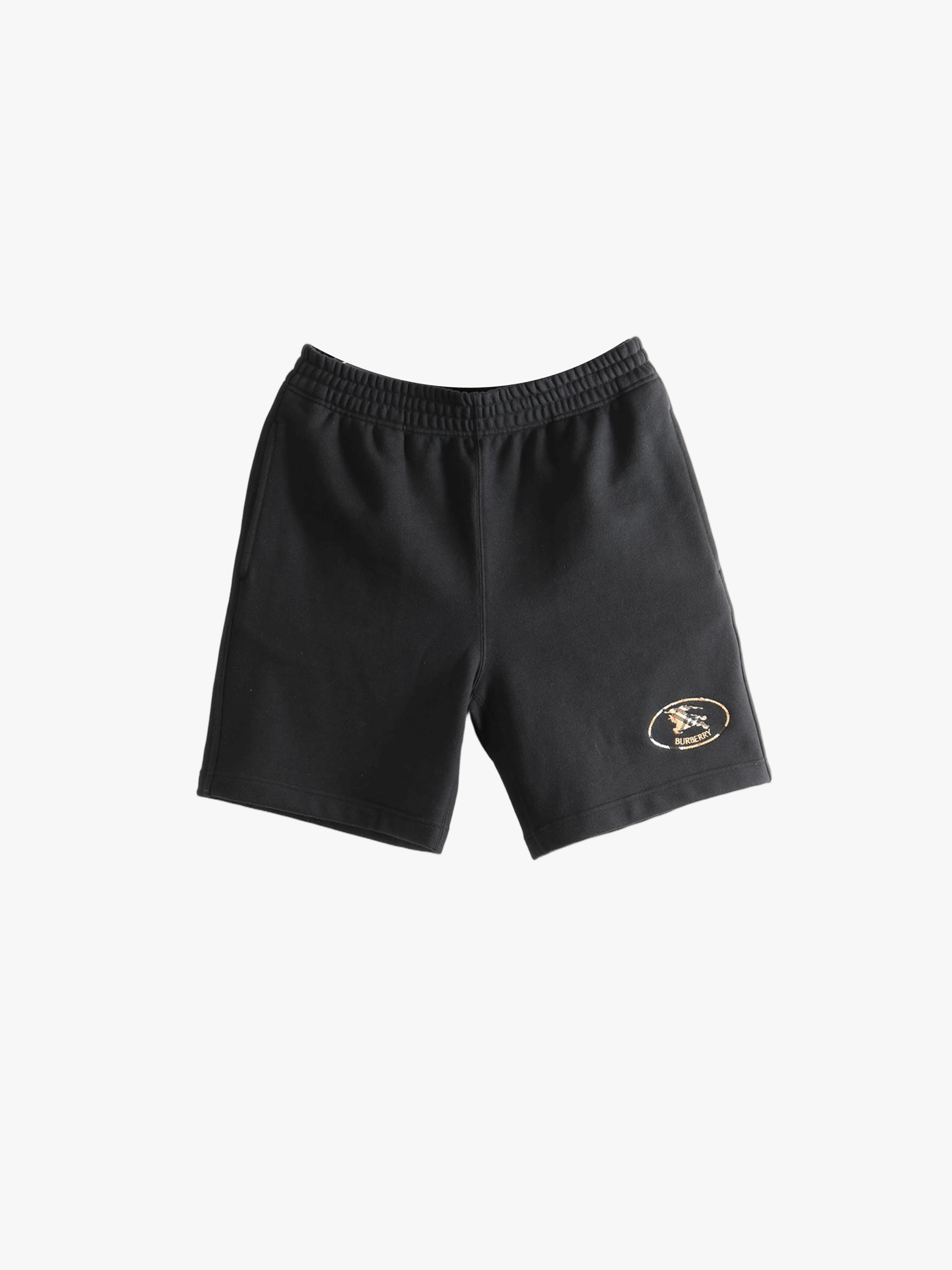 Black short, front view